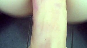 Dildo stretching ass.