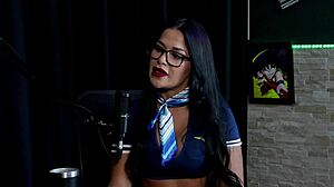 stewardess fired for plane sex and flight hookups tifany rocha swing cast sheer red