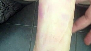 Dildo stretching ass.