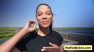 Eden West Fingers Her Pussy in Front of Horny Friend Charles Dera!