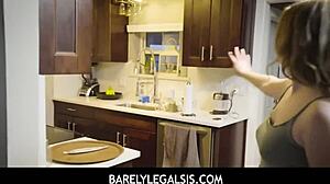 Homeschooled 18yo Eliza Eves Meets Her First Real Cock