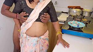 Painful Anal Try - Indian Wife Pinki Tries First Time Anal In Sexy Saree To Make Her Husband Happy