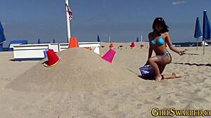 Lesbian Teen Stepsisters Fuck In Bikini Taboo