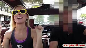 Skinny Blonde Woman Railed By Pawn Dude At The Pawnshop