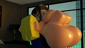 el noob suertudo bent over big ass doggystyle