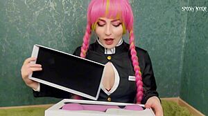 Hey, Kanroji Mitsuri Is Rubbing Her Tight Pussy To Climax 😘