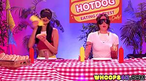 Wild Threesome or Eating Contest?