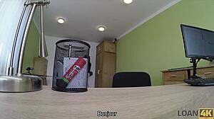 In this loan4k video, the girl explains why she takes a loan after the motorcycle costs so much.