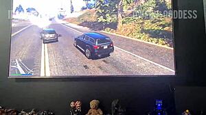 I bet with my stepbro on the video game and lost, now he's fucking me in cowgirl position