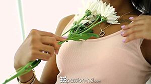 Harley dean pleases her man by devouring his hard cock