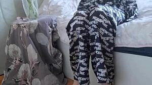 Cute Ebony Student Elza Commands Nylon Tights Ass Worship Fetish Action!