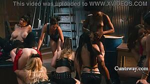 Serene Siren Steers Tides of Desire with Lesbian Gangbang and Scissoring