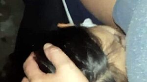 Fucking our neighbor secretly in the barn