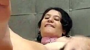 young girl fucks wet pussy with toys and cums like a slut!