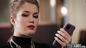 Sly Lesbian Detective Seduces MILF Wife