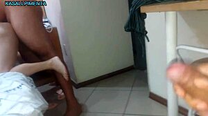 Esposa Mas VadIa De Todas Gemendo Na Rola Grossa Do Comedor Enquanto Corno Filma E Bate Punheta