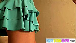 Brookeskye showing tight pussy closeup upstair. I can't believe how wet it is.