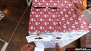 is this naughty milf a glory hole gift for her stepson?