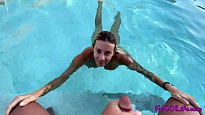 poolside blowjob in 4k from my pov