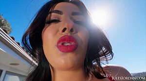 julesjordan com interracial king lexington steele invades thick south asian super star jasmine sherni. intense blowjob and deepthroat action follows.