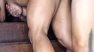 Gemendo Alto Fudendo De Salto Nas Escadas - Liberei Tudo