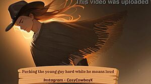 Is Fucking This Young Guy Hard Making Him Moan Loudly