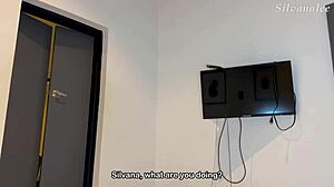 Horny Yoga Teachers Shove Two Big Cocks Into Busty Milf Silvana Lee