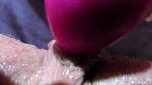 big clit orgasm closeup view