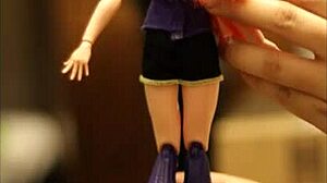 Batgirl Doll DC Bound And Covered In Hot Cum Showers