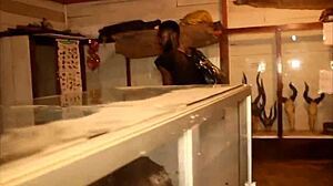 Watch him fill my mouth and ass with his huge cock in a tourist park, fucking my tight ass for spectators' pleasure