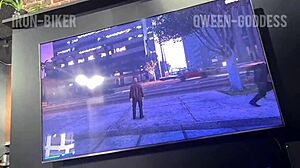 I bet with my stepbro on the video game and lost, now he's fucking me in cowgirl position