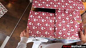 is this naughty milf a glory hole gift for her stepson?