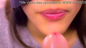 amateur blowjob close up