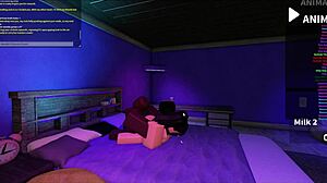 She wanted rough bdsm, but slave whore got monster cock rearranging insides