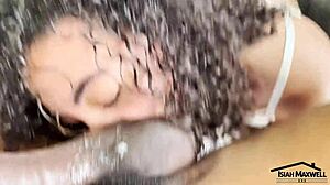 Petite Baddie Swallows Huge Bbc And Gets Stretched