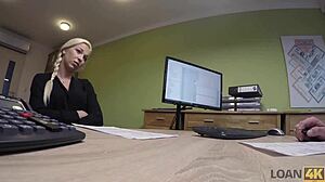 Loan4k Sex Casting Performed In Loan Office By Naughty Agent - What Happens Next?