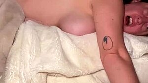 Avril showers prone bone fuck and hairy pussy creampie