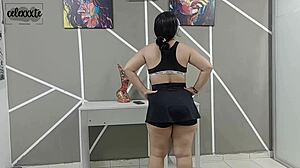 Taboo lesbian exercise with Celexxxte in TabooSex4 Update 6