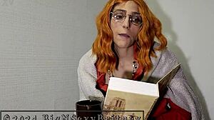 Big n sexy britney heads to the library - hot librarian blowjob and facial