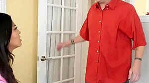 Latina teen Sophia Leone gets punished with big black cock for stealing