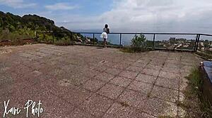 Feeling the passion, I fuck famous pornstar Sheila Ortega in an abandoned house.