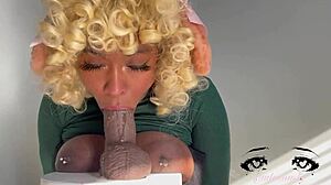 huge titty coworker gives you sloppy titty fuck blowjob - jadeenasty