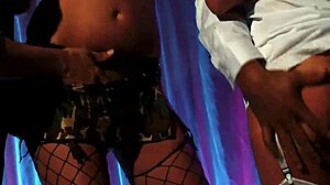 Big-titted blonde strippers have their pussies drilled in wild fuckfest