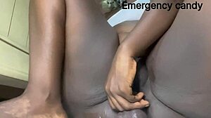 Amateur bbw emergencycandy shows big ass in fisting and squirting homemade sex. wet pussy dripping and clothes ripped.