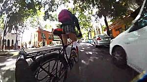 She Exhibits In Miniskirt City Upskirt