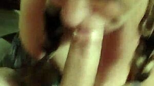 Hot Wife Practices Blowjob and Tit Play for Upcoming Scene