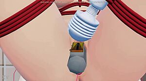 Restroom Playtime Yuri Bondage Sex - 3D MMD