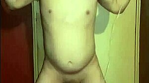 Bisexual amateur humiliates himself on cam with wrist cuffs and anal hook in bdsm electro play