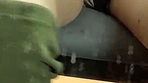 Elza Kom worships ass in sexy nylon, getting dominated with big cock!