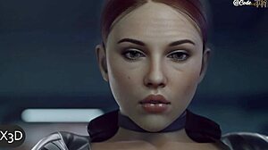 Black Widow Performs Her Anal Duty with Monster Cock